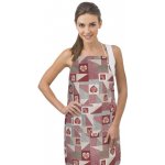 Bellatex zástěra Ema patchwork bordový – Hledejceny.cz