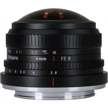 7Artisans 4 mm f/2.8 Fisheye Fujifilm X