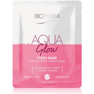 Biotherm Aqua Glow Super Concentrate platýnková maska s vitamínem C 35 g