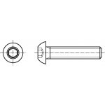 PROFISTYL ISO 7380 INBUS (IMBUS) šroub půlkulatá hlava vnitřní šestihran BUTTON 10.9 černý Varianta: ISO 7380 inbus půlkulatý BUTTON 10.9 M04x006 – Zbozi.Blesk.cz
