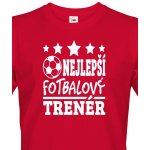 pánské tričko nejlepší fotbalový trenér červená – Zboží Mobilmania