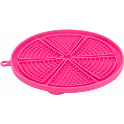 Lick´n´Snack KRUH s přísavkami - podložka k pomalému krmení 18 cm TPR/plast pink – Zboží Dáma