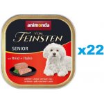 Animonda Vom Feinsten Senior hovězí a drůbeží maso 22 x 150 g – Sleviste.cz