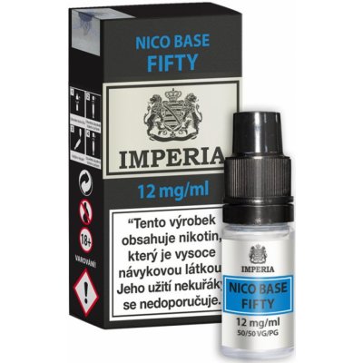 Imperia Fifty Nico Base 50VG/50PG 10 ml 12 mg – Hledejceny.cz