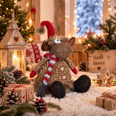 PM Euro-Trading Figurka Los Emil, sedící, 48 cm – Hledejceny.cz