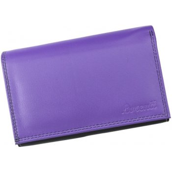 Lorenti Dámská kožená peněženka LT 04 CCF černá s fialovou