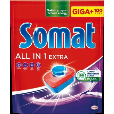 SOMAT All-in-1 Extra tablety do myčky 100 ks – Zboží Dáma