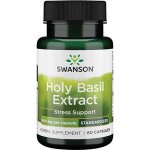 Swanson Holy Basil Extract Bazalka indická 400 mg 60 kapslí – Hledejceny.cz