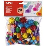 Bambulky Creative, mix barev, třpytivé, APLI – Zboží Dáma