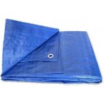 Toptrade Krycí plachta s oky, Modrá, 6 x 10 m, Standard – Zboží Dáma
