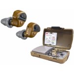 3M PELTOR TEP-300 EU CY, elektronické taktické zátky do uší, nabíjení v krabičce, hnědé – Zboží Mobilmania