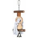 TRIXIE Living Toy závěsný provaz se zvonečkem 20 cm – Zboží Dáma