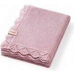 BabyOno Dětská bambusová deka zdobená růžová – Zboží Mobilmania