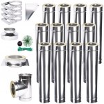 Solid izolovaný komín Slim Plus 1,0 130mm 12m – Zboží Dáma