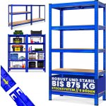 Monzana Regál Heavy 90 x 40 x 180 cm modrá 106178 – Zboží Dáma