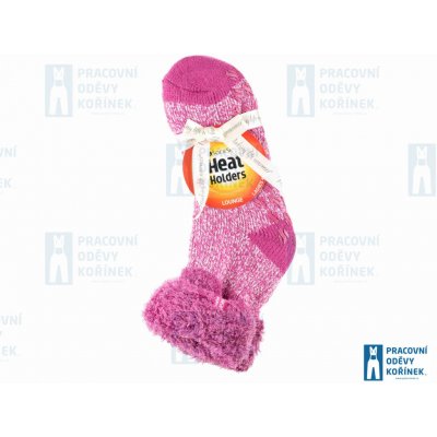 Heat Holders ponožky BSLHH486PNK dámské protiskluzové růžové