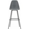 Barová židle Vitra Eames Plastic High granite grey