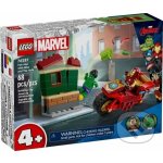 LEGO® Marvel 76287 Iron Man s motorkou a Hulk – Zboží Živě