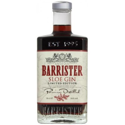 Barrister Sloe Gin 26% 0,7 l (holá láhev)