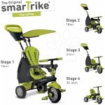 Smart Trike 6600800 GLOW 4v1 TouchSteering černá zelená s tlmičom a 2 taškami zeleno čierna – Zbozi.Blesk.cz