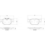 Sada brzdových destiček, kotoučová brzda BREMBO P 36 039 | Zboží Auto
