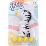Zvířátko 14cm střílející pěnové míčky set s 5 soft balónky 4 druhy – Zboží Mobilmania