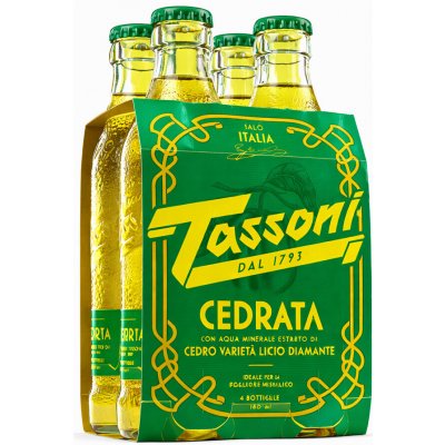 Tassoni cedrata soda 4 x 180 ml – Hledejceny.cz