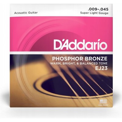 D'addario EJ23 – Zboží Dáma