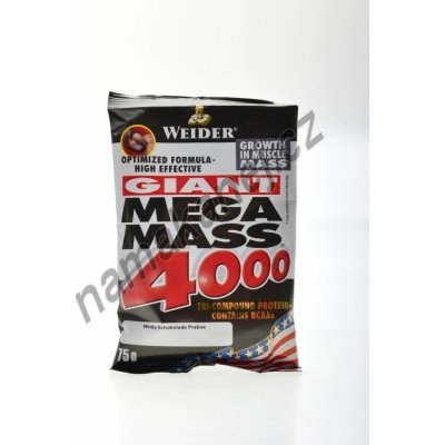 Weider Mega Mass 4000 75 g – Zboží Mobilmania