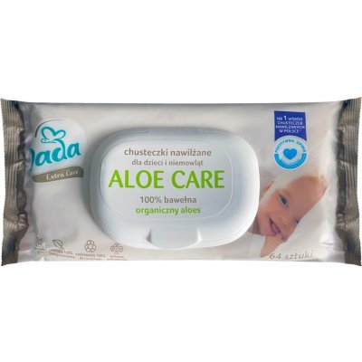 Dada Extra Care Aloe Care bavlněné ubrousky 64 ks – Zbozi.Blesk.cz