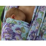 Yaro La Peonia Trinity violet yellow tencel – Zboží Dáma