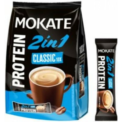 Mokate Protein káva 2v1 Classic 10 x 18 g – Zbozi.Blesk.cz