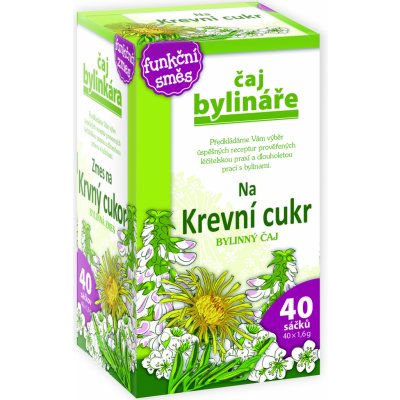 Bylinář Čaj e Na krevní cukr čaj 40 x 1,6 g – Hledejceny.cz