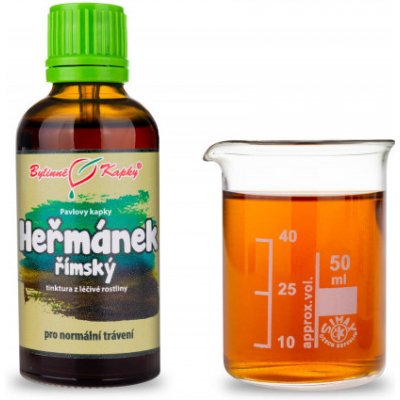 Bylinné kapky Pavlovy bylinné kapky Heřmánek římský rmenec sličný tinktura 50 ml – Hledejceny.cz