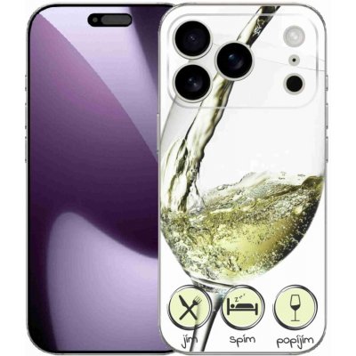 mmCase na iPhone 17 Pro - sklenička vína bílé – Zboží Mobilmania