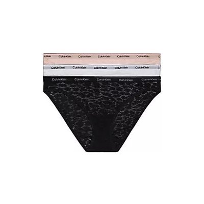 Calvin Klein Dámské spodní prádlo BIKINI 3PK 000QD5069EN8I – Zboží Mobilmania