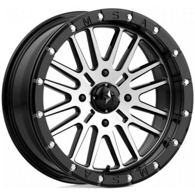 MSA Offroad Wheels M37 BRUTE BEADLOCK 7x18 4x156 ET10 gloss black machined | Zboží Auto