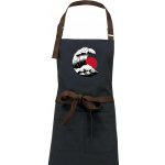 Dřevěné uhlí Japan culture vlna Zástěra Vintage – Hledejceny.cz