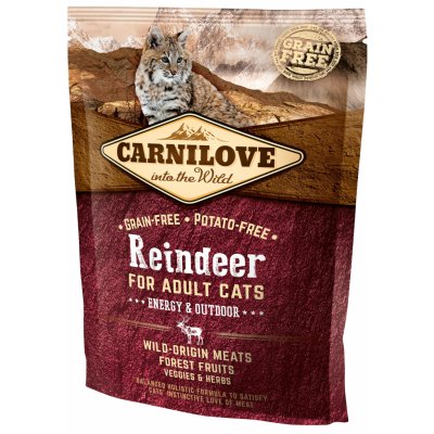 Carnilove Vafo Cat Reindeer for Adult Energy & Outdoor 400 g