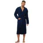 L&L pánský froté župan dlouhý s kapucí 2104 FALCO modrá – Zboží Dáma
