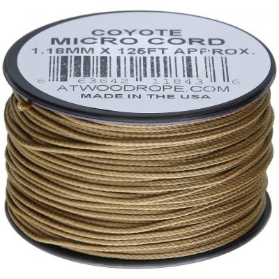 ArmyČastolovice.cz Šňůra MICRO CORD nylon na cívce 38 m 1,18 mm COYOTE – Zboží Dáma