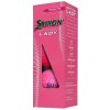 Golfový míček Srixon Soft Feel Lady 2-plášťový růžová 3 ks