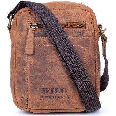 WILD pánská taška přes rameno hnědá 6156 – Zboží Dáma