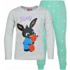 Dětské pyžamo a košilka E plus M divčí bavlněné pyžamo králíček Bing a Flop sv. šédé