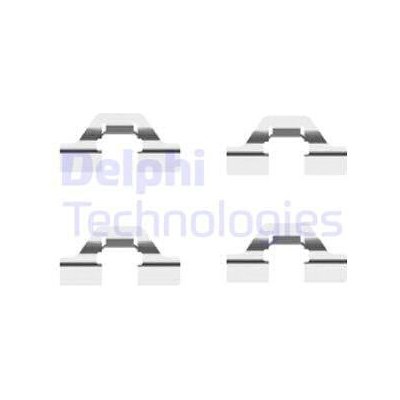 DELPHI Sada prislusenstvi, oblozeni kotoucove brzdy LX0430 – Zboží Mobilmania