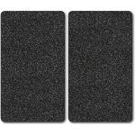 Kesper 2 ks Ochranné desky Dekorativní skleněné prkénko antracitová – Zboží Dáma