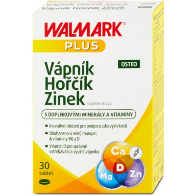 Walmark Vápník Hořčík Zinek OSTEO 30 tablet – Hledejceny.cz