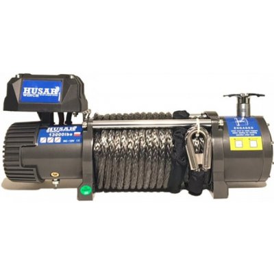 HUSARWINCH Naviják Husar Winch BST 13000, 12V, syntetické lano – Zboží Mobilmania