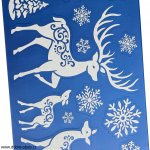 Vánoční dekorace na okno bordura 887967-6 – Zbozi.Blesk.cz