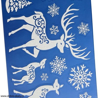 Vánoční dekorace na okno bordura 887967-6 – Zbozi.Blesk.cz